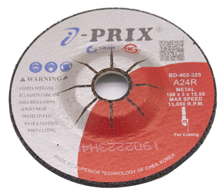 ĐÁ MÀI IPRIX A24R METAL 100 X 3.0 X 15.88MM